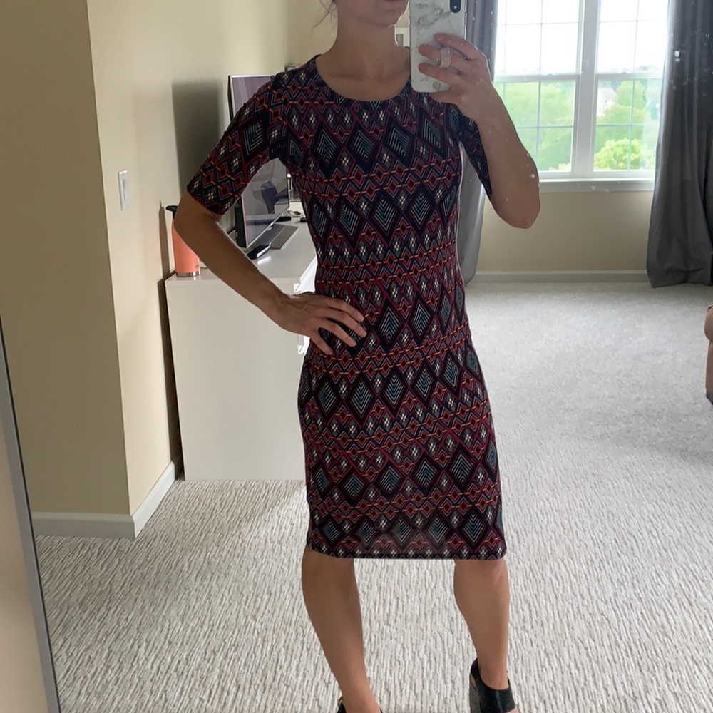 Lularoe patterned dress